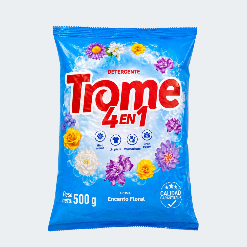 Detergente Trome 4 en 1 Encanto Floral 500 g