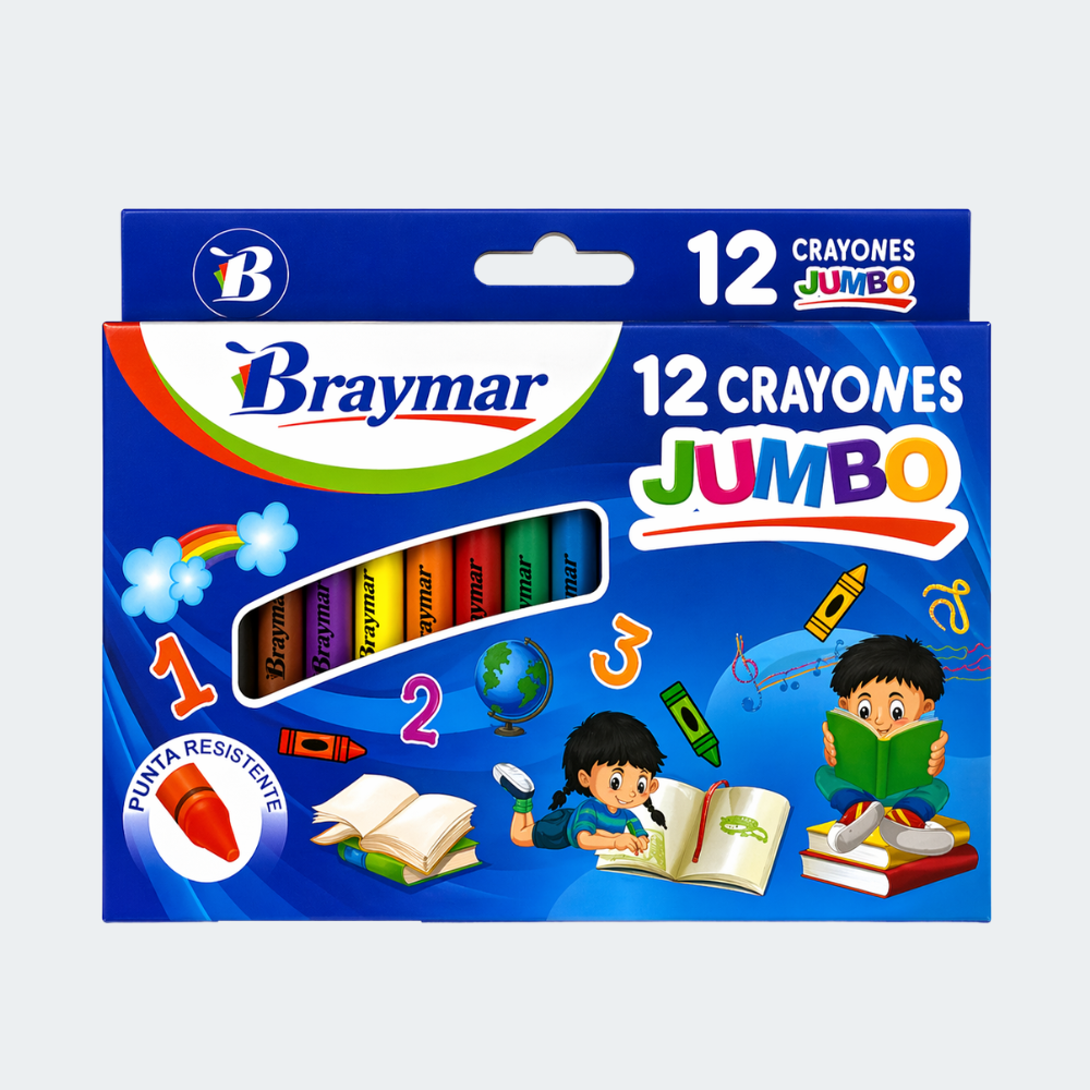 Crayones Jumbo Braymar x12