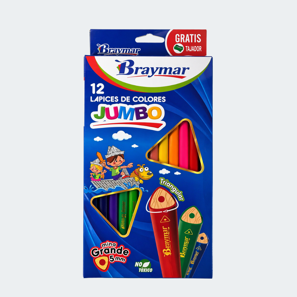 Colores Jumbo Braymar x12