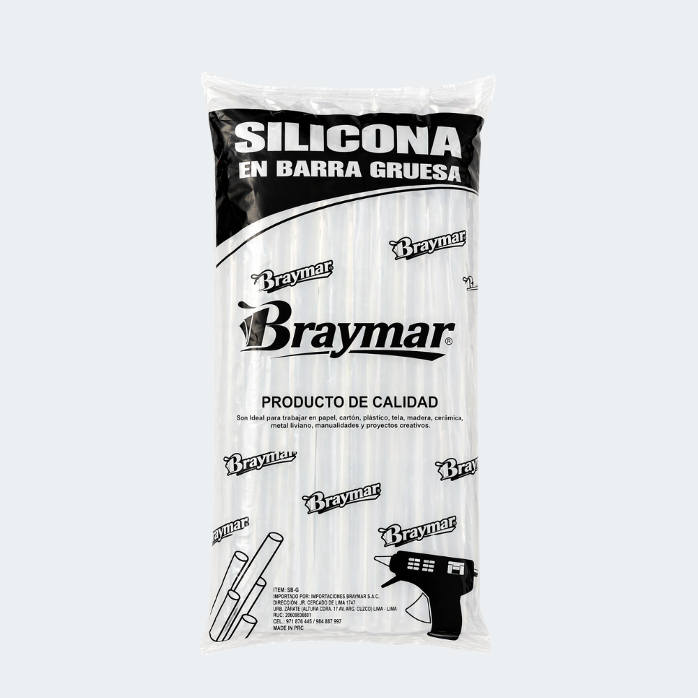 Silicona en barra gruesa Braymar