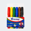 Plumón jumbo triangular Braymar x6