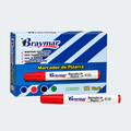 Marcador de Pizarra Braymar Rojo x12