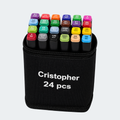 Marcadores Doble Punta Christopher x24