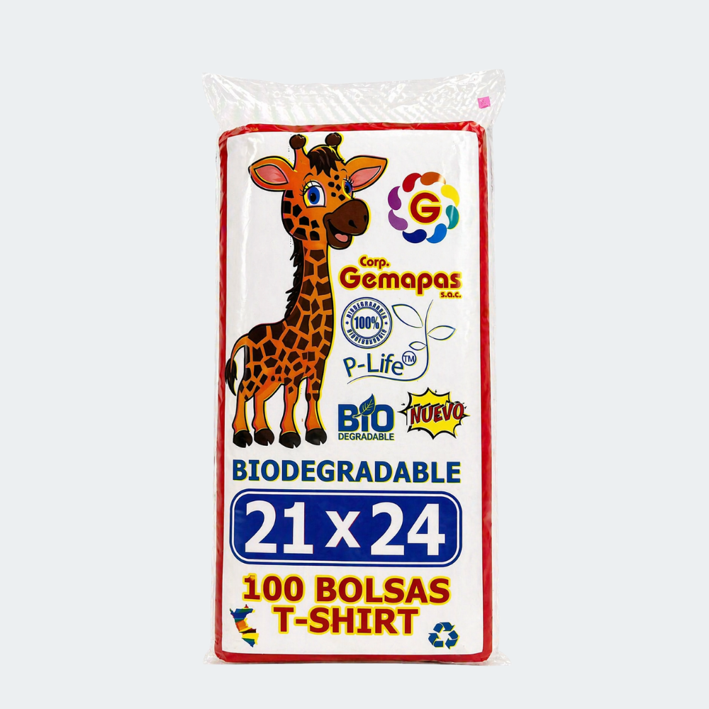 Bolsas Biodegradables 21x24 x100