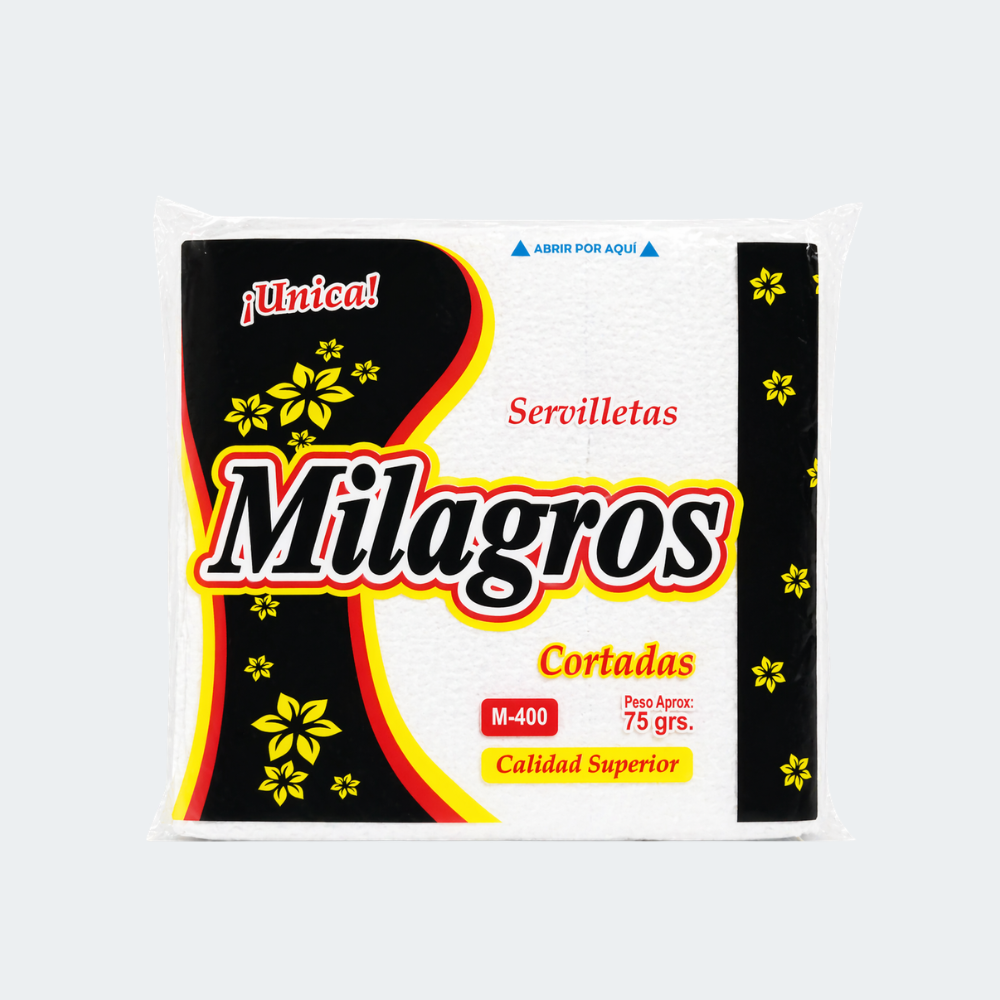 Servilletas Blancas Milagros M-400 75 g