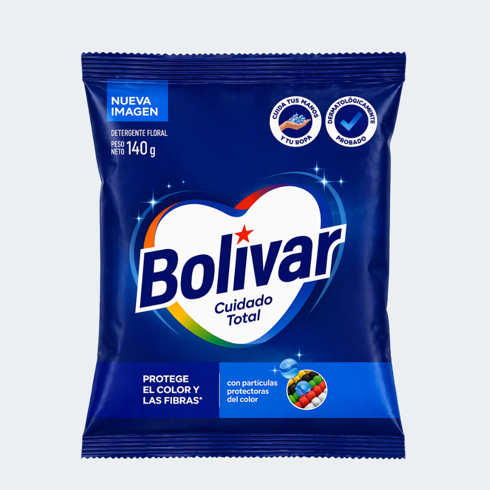 Detergente Bolívar Floral 140g