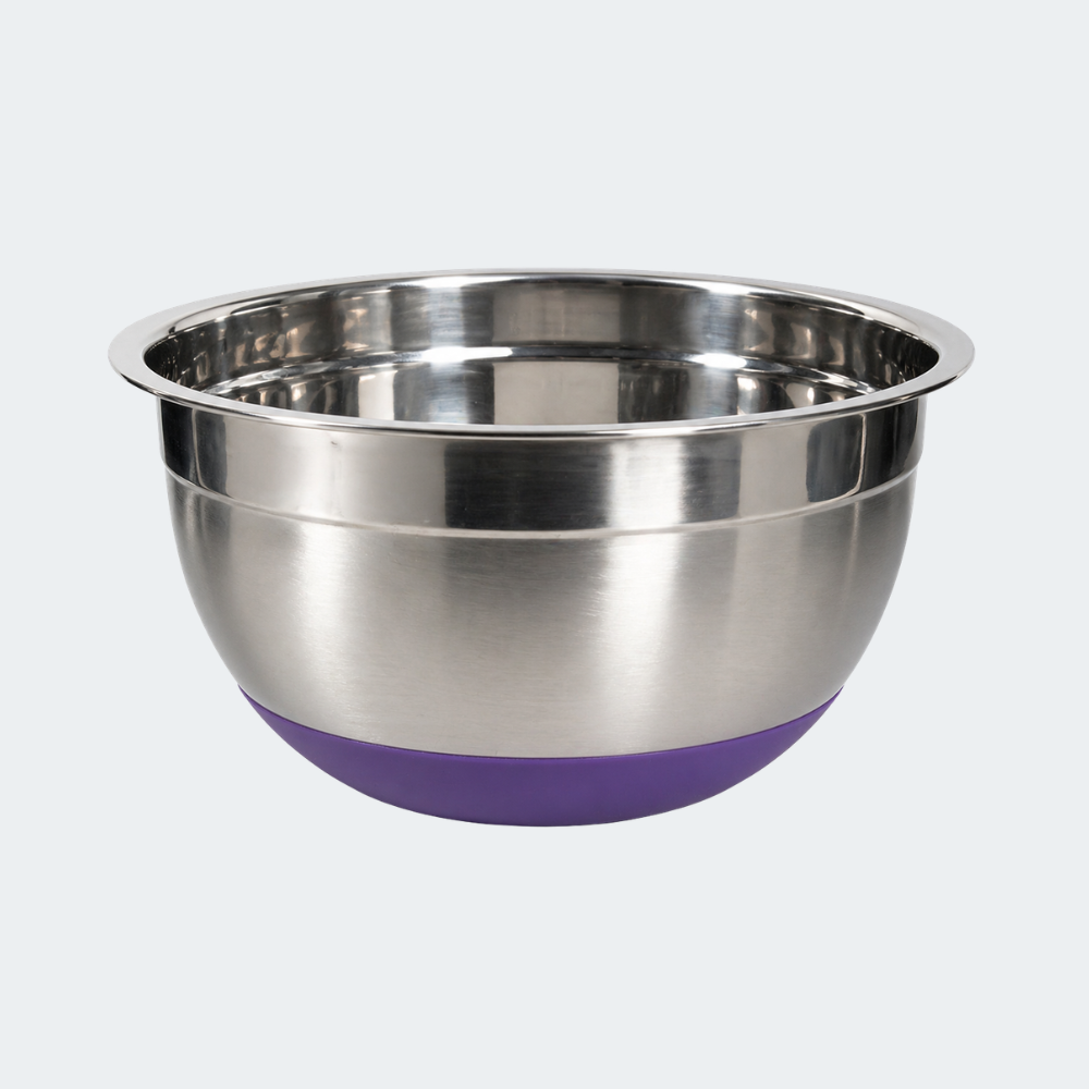 Bowl de acero inoxidable 1.5LT con base antideslizante