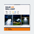 Lámpara Solar LED Exterior Con Sensor Y Control