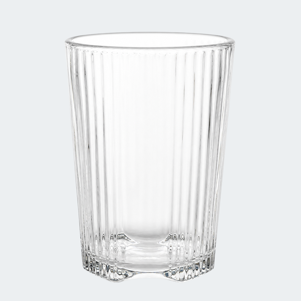 Set de Vasos de Vidrio Texturizado x6