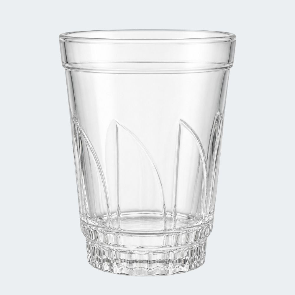 Set de Vasos de Vidrio Texturizado x6
