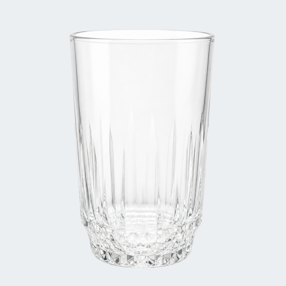 Set de Vasos de Vidrio Texturizado x6