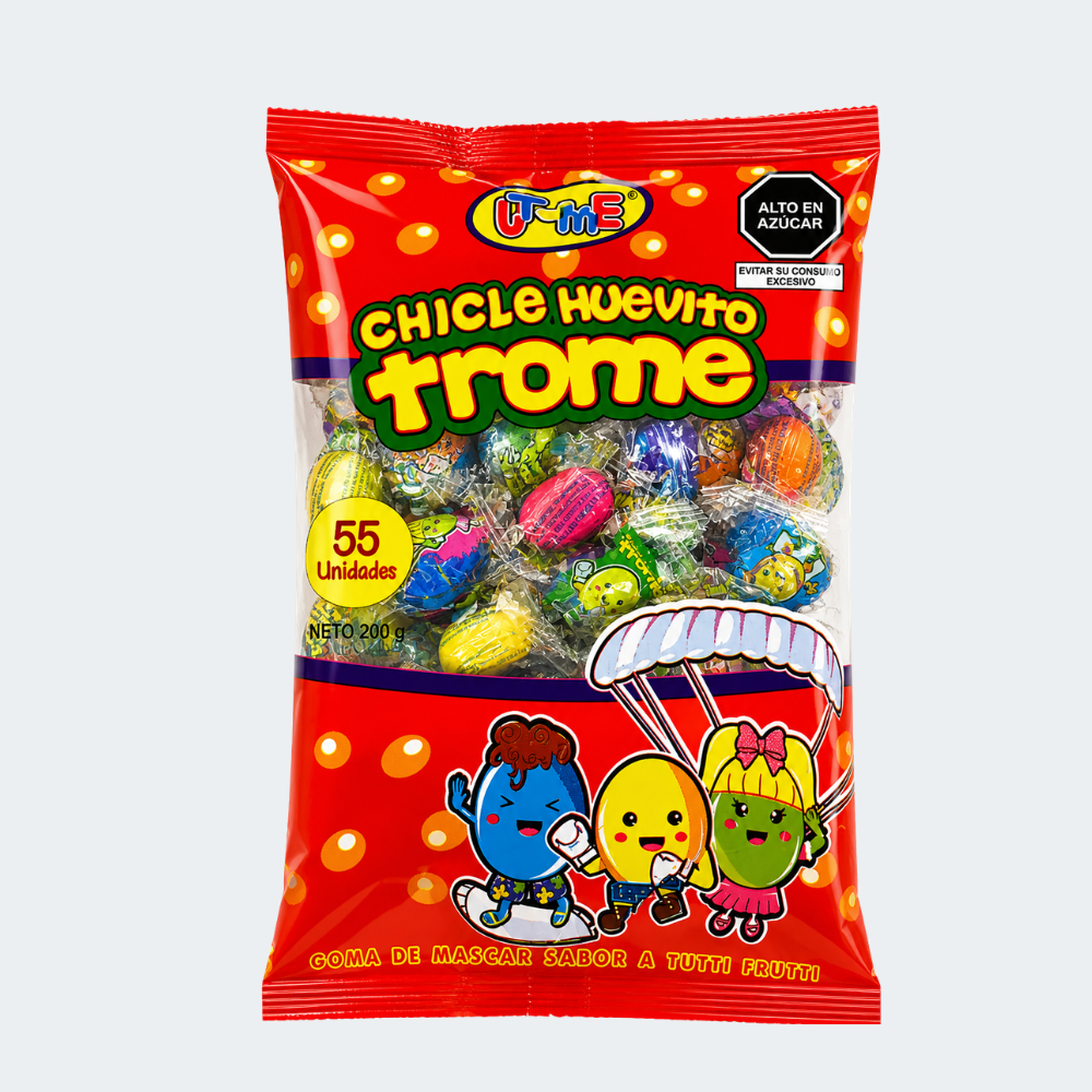 Chicle Huevito Tronne x55