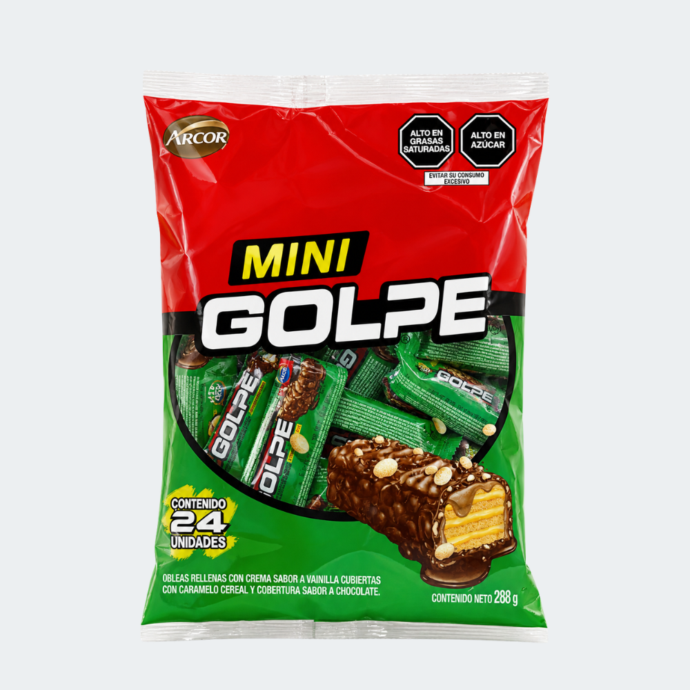Mini Golpe con Chocolate x24