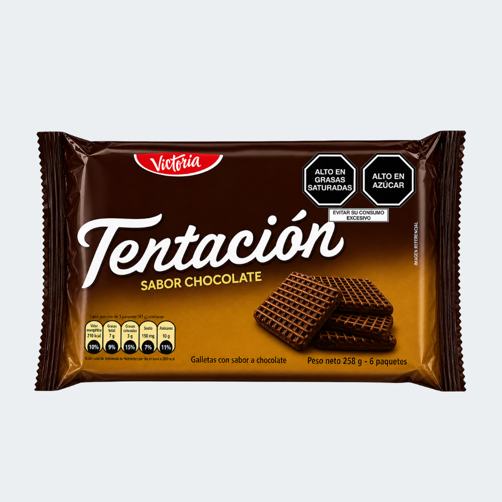 Galleta Tentacion Chocolate x6