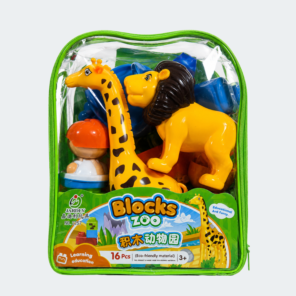 Mochila de Bloques Didácticos Zoo