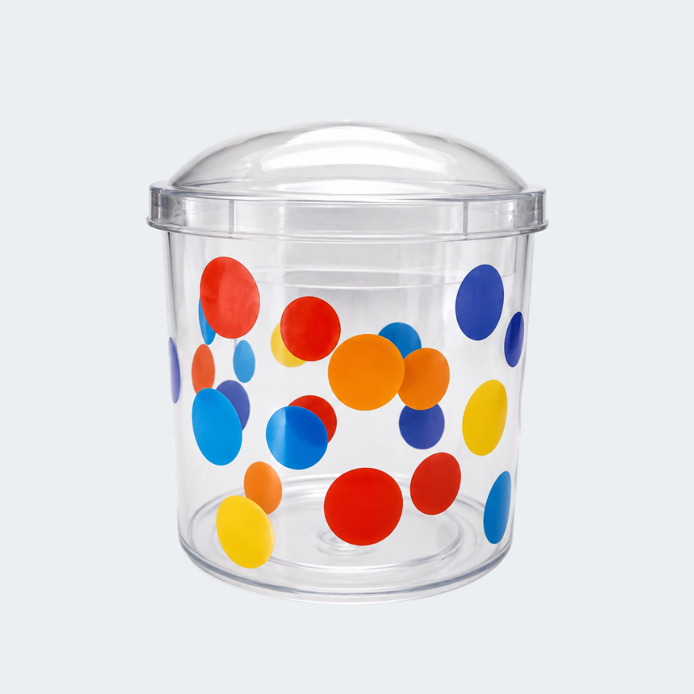 Set de 3 Frascos Plásticos Multiusos con Tapa