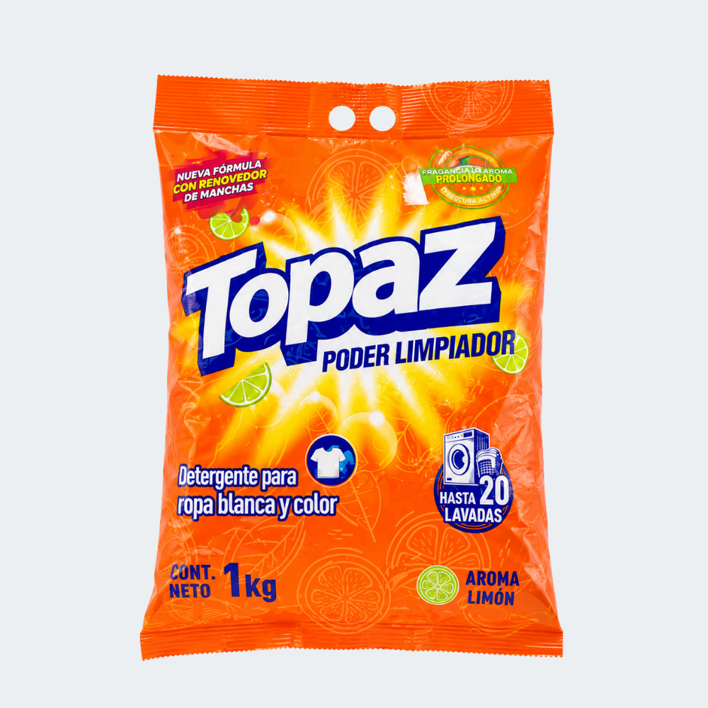 Detergente Topaz Aroma Limón 1 kg