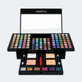 Maletín de Maquillaje con Sombras, Labiales e Iluminadores