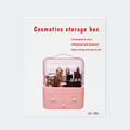 Organizador de Maquillaje con Tapa Antipolvo y 3 Cajones