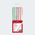 Bolígrafos Faber-Castell Trilux Style Colors 5 unidades