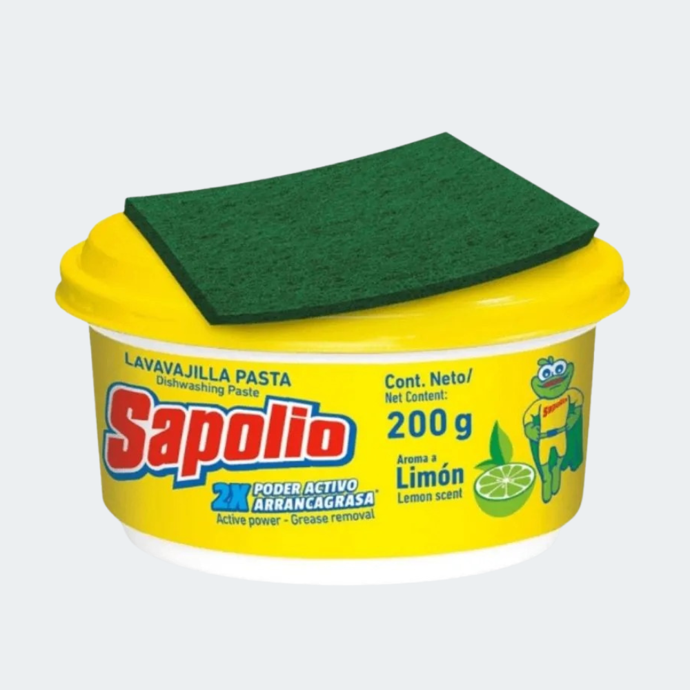 Lavavajilla en Pasta Sapolio Limón 200 g