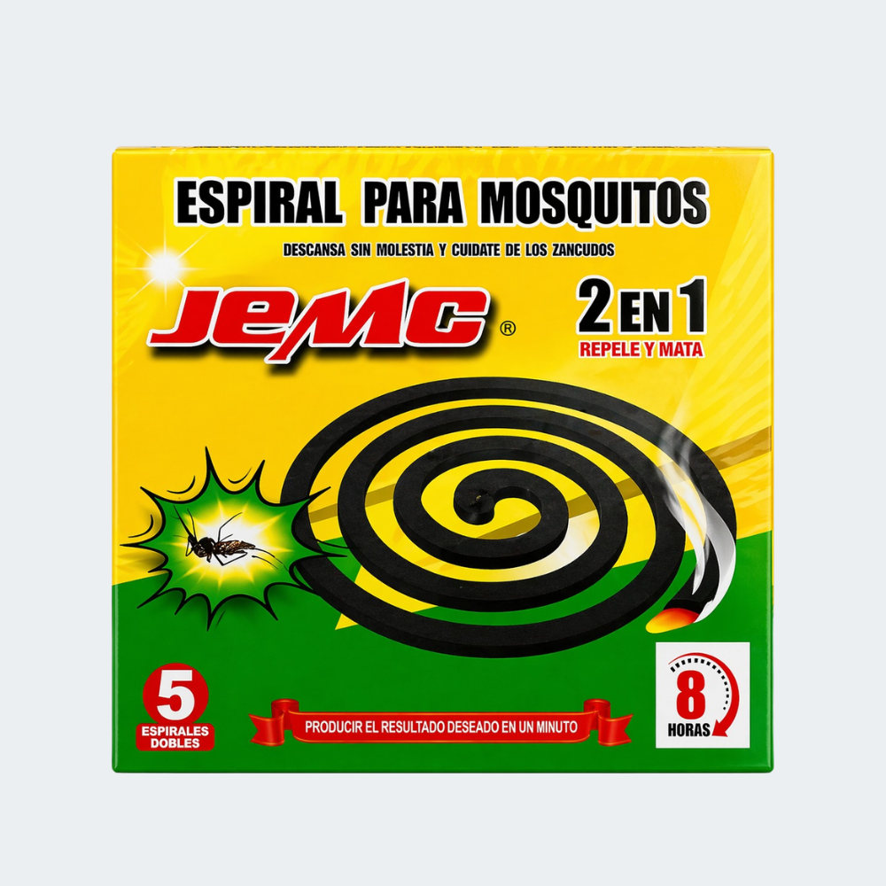 Espirales Antimosquitos JEMC 5 unidades