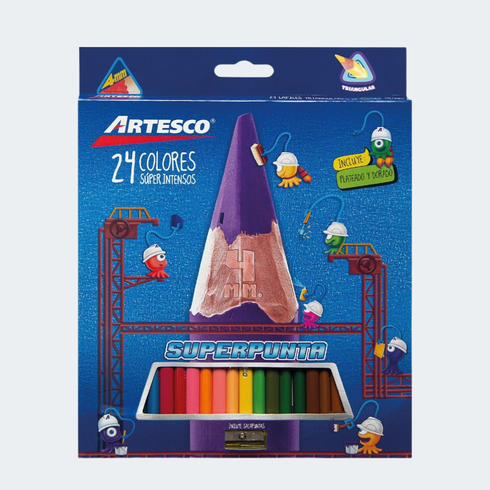 Colores Artesco 24 unidades