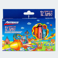 Crayones de cera jumbo Artesco 12 colores superpunta