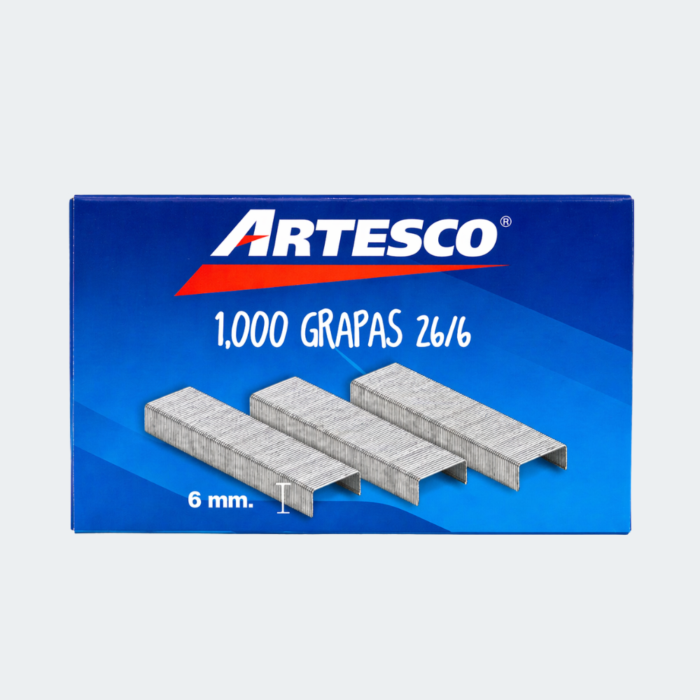 Grapas Artesco 26/6 x1000