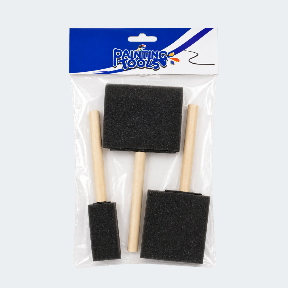 Set de Brochas de Espuma para Pintura x3