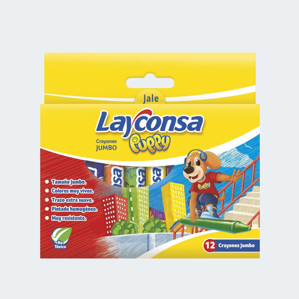 Crayones Jumbo Layconsa Puppy x12