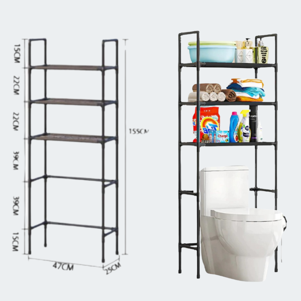 Organizador de baño 47x25x155cm