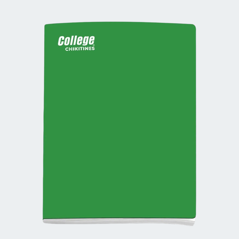 Cuaderno College 1x1 chikitines escarchado
